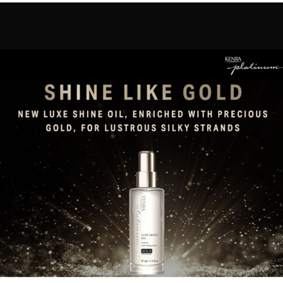 Kenra platinum luxe hair shine oil lustrous nourishing elixir gold - Picture 4 of 4